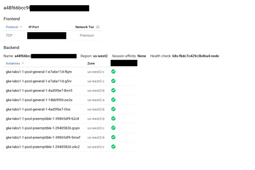 One of our load balancers showing all nodes as green, even the ones with no Traefik pods running…