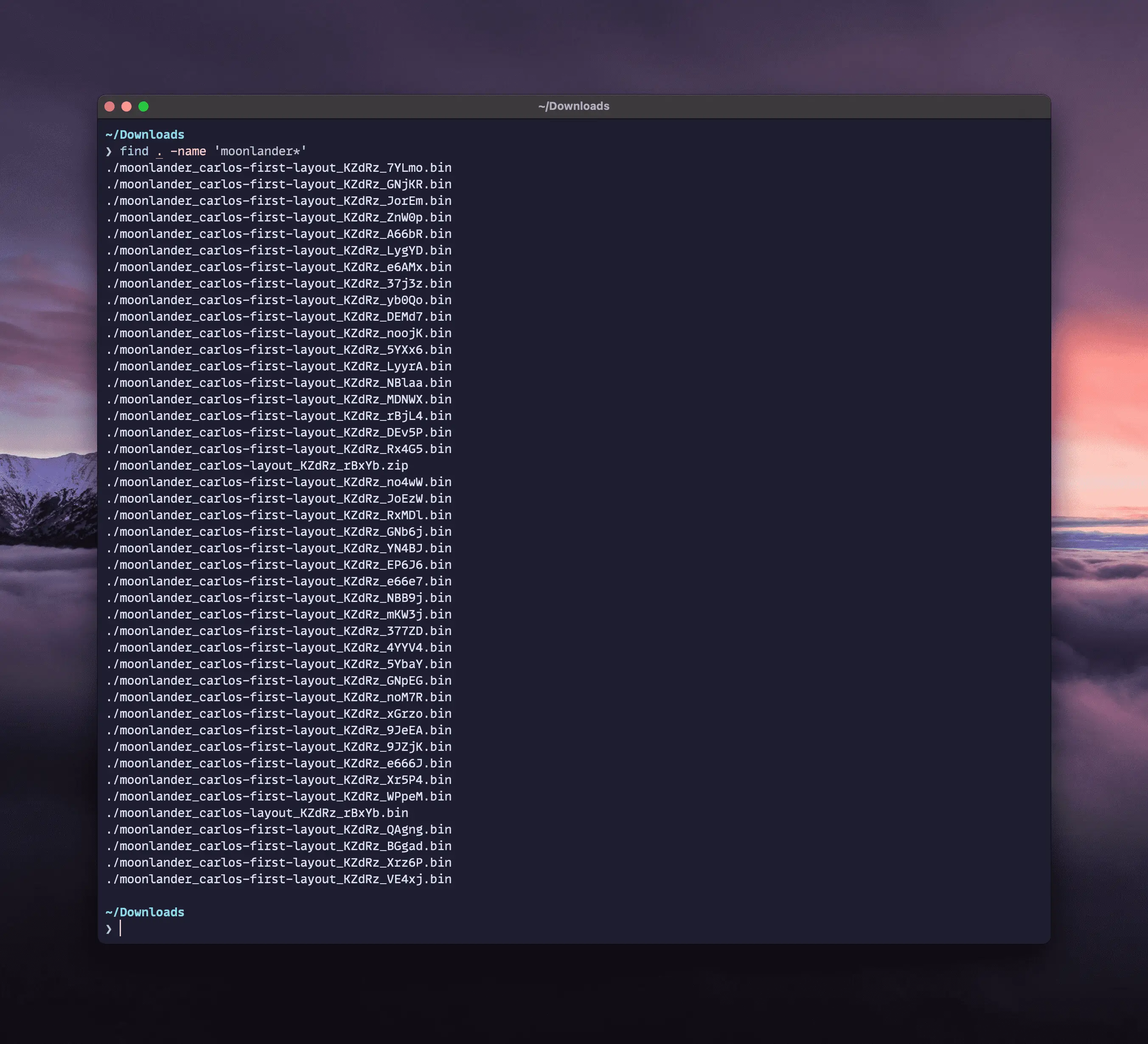 A couple of tries already…