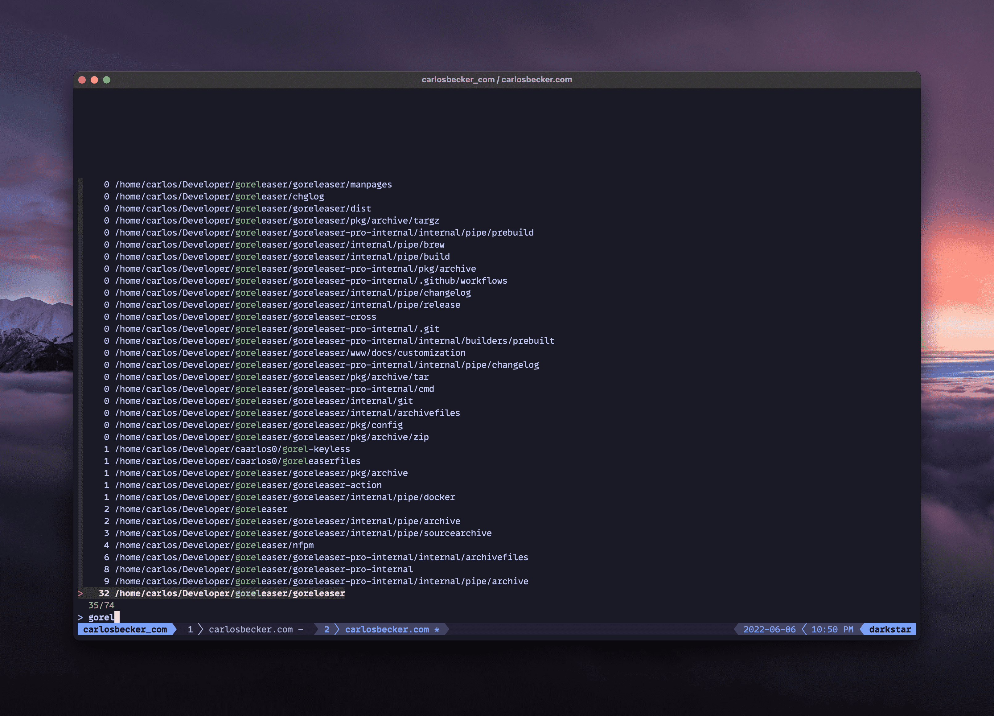 tmux-sessionizer
